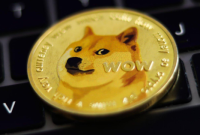 Dogecoin (DOGE) token meme crypto mengalami kenaikan 7,86%