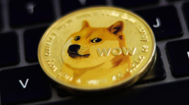 Dogecoin (DOGE) token meme crypto mengalami kenaikan 7,86%