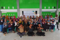 Masyarakat Desa Kertowono, Kecamatan Gucialit ikuti program pemberdayaan oleh Lakpesdam PCNU Lumajang.