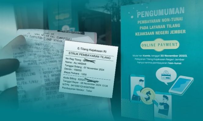 Gambar Kejaksaan Negeri Jember Berlakukan Pembaran Non-Tunai, Masih Wajibkan Bukti Pembayaran Fisik (Sumber: Istimewa)