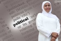 Gambar Khofifah Dulu Menang Karena Didukung Kekuatan Politik Lokal. (Sumber: Grafis/Frensia)