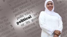 Gambar Khofifah Dulu Menang Karena Didukung Kekuatan Politik Lokal. (Sumber: Grafis/Frensia)