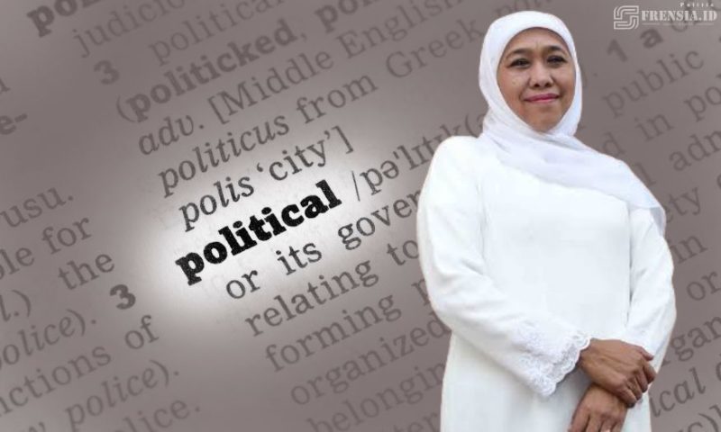 Gambar Khofifah Dulu Menang Karena Didukung Kekuatan Politik Lokal. (Sumber: Grafis/Frensia)