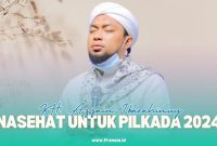 Gambar Menyejukkan, Nasehat KH. Azaim Ibrahimy Sukorejo Untuk Pilkada 2024 (Sumber: Grafis/Frensia)