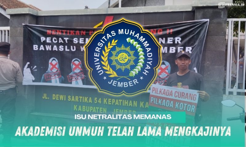 Gambar Isu Netralitas Penyelenggara Pemilu Jember Memanas, Akademisi UNMUH Telah Lama Mengkajinya (Sumber: Frensia/Faiq Al Himam)