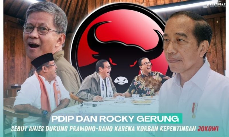 Gambar PDIP dan Rocky Gerung Sebut Anies Dukung Pramono-Rano Karena Korban Kepentingan Jokowi (Sumber: Grafis/Imam)