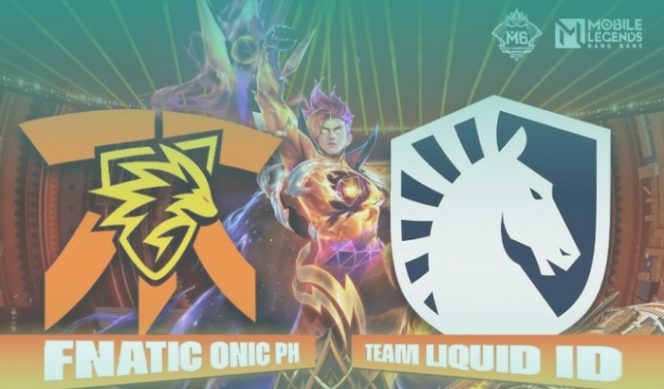 Flyer Final M6 World Championship 2024, Fanatic ONIC PH melawan Liquid ID (Sumber: Instagram @mobilelegendsid)
