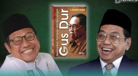 Gambar Buku Cak Imin Tentang Gus Dur, Menfigurkan Sebagai Mubaligh Kemanusiaan (Sumber: Frensia Grafis)