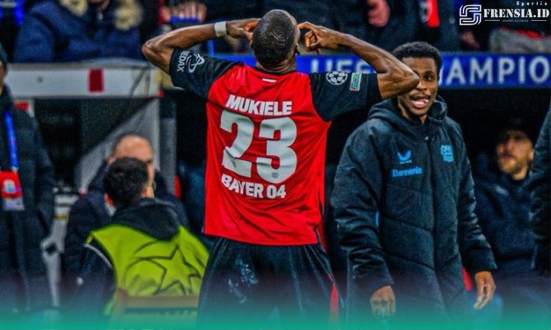 Gambar Dramatis! Gol Menit Akhir Mukiele Bawa Leverkusen Tumbangkan Inter 1-0 (Sumber: Grafis/Istimewa)