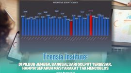 Gambar Frensia Institute: Di Pilbub Jember, Bangsalsari Golput Terbesar, Hampir Separuh Masyarakat Tak Mencoblos (Sumber: Frensia Institute)