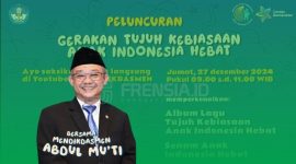 Peluncuran Gerakan 7 Kebiasaan Anak Indonesia Hebat (Sumber: Instagram @Kemdikdasmen)
