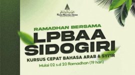 Flyer Meriahkan Ramadhan dengan Kursus Bahasa Arab dan Syi'ir Pondok Pesantren Sidogiri (Tangkapan Layar Instagram @s1dogiri)