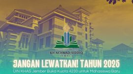 Gambar Jangan Lewatkan! Tahun 2025, UIN KHAS Jember Buka Kuota 4230 untuk Mahasiswa Baru (Sumber: Grafis Frensia)