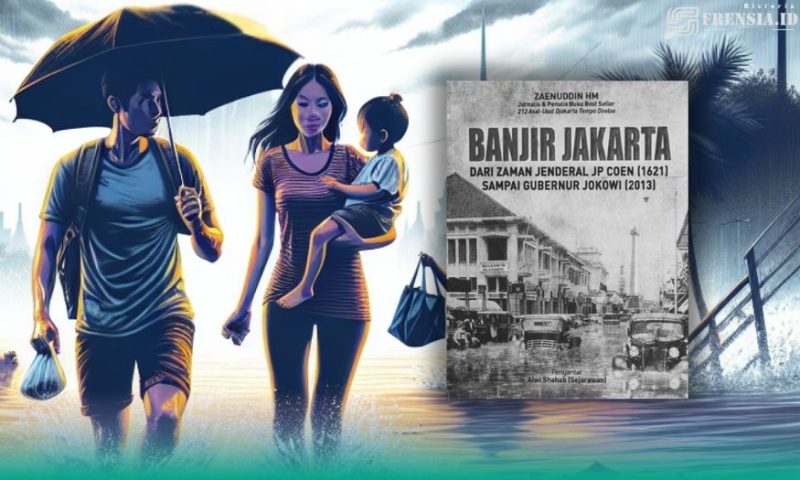 Gambar Karya Jurnalis Senior, Zainuddin HM, Ungkap Banjir Jakarta Era Kolonial Hingga Jokowi (Sumber: Grafis/ Mashur Imam)