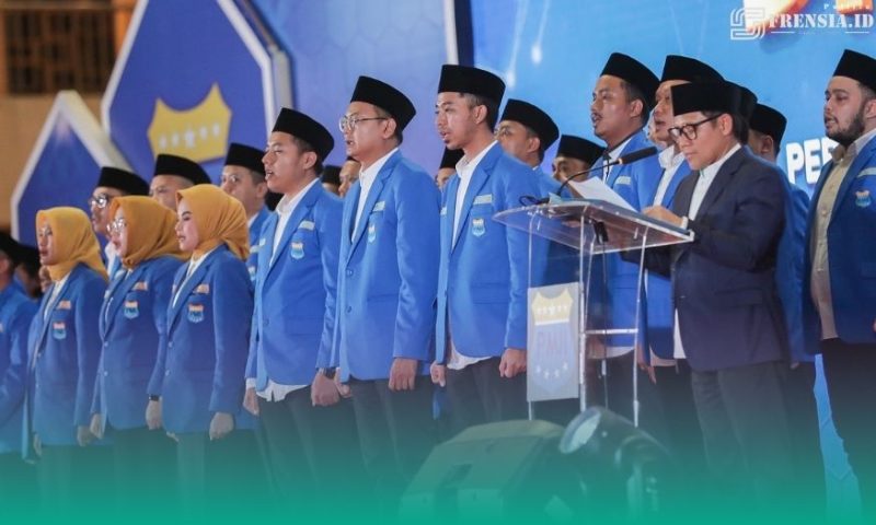 Gambar Pelantikan PB PMII: Cak Imin: 