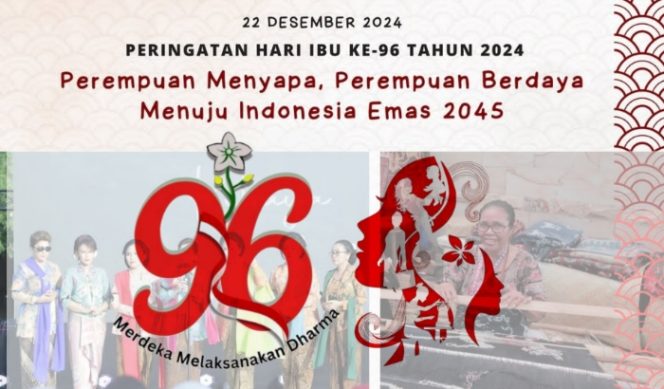 Gambar Peringatan Hari Ibu ke-96 Tahun 2024 Kemenpppa (Sumber: Tangkapan Layar Instagram @kemenpppa)