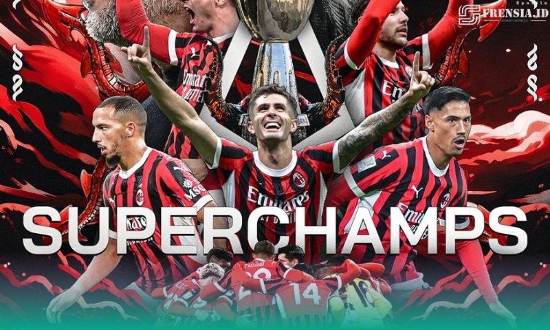 Gambar AC Milan Tumbangkan Inter, Raih Piala Supercopa Kedelapan  (Sumber: Akun Resmi AC Milan)