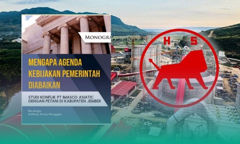 Gambar cBuku Menarik! Konflik Irigasi PT IMASCO di Puger-Jember (Sumber: Frensia Grafis)