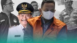 Gambar Karna Suswandi, Bupati Situbondo Pakai Baju Oranye, Resmi Ditahan KPK (Sumber: Grafis Frensia)