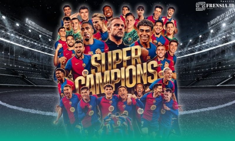 Gambar Lagi-Lagi! Barcelona Permalukan Real Madrid, Dibantai 5-2 di Supercup (Sumber: Frensia Grafis)
