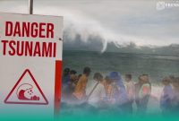 Gambar Pantai Drini Rawan Tsunami, Bahkan Periset Telah Perkirakan Dampaknya, Jika Terjadi (Sumber: Frensia Grafis)