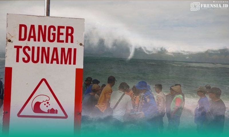 Gambar Pantai Drini Rawan Tsunami, Bahkan Periset Telah Perkirakan Dampaknya, Jika Terjadi (Sumber: Frensia Grafis)