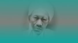 Potret Lukisan KH. Ilyas Syarqawi (Sumber: Kurniawan Art, facebook.com/akirakizura)