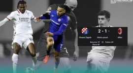 Gambar Kalah dari Dinamo Zagreb, AC Milan Harus Jalani Babak Playoff UCL (Sumber: Grafis Frensia)