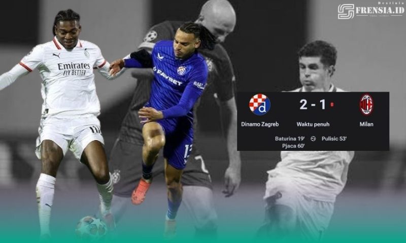 Gambar Kalah dari Dinamo Zagreb, AC Milan Harus Jalani Babak Playoff UCL (Sumber: Grafis Frensia)