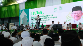 ceramah KH Ma'ruf Amin di Pesantren Al-Itqon Jakarta Barat (Sumber: Instagram KH Ma'ruf Amin)