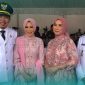 Bupati Fawait dan Wakil Bupati Djoko Susanto bersama pasangan usai Pelatikan (Sumber: Istimewa)