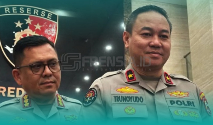 Brigjen Pol. Trunoyudo Wisnu Andiko saat memberikan keterangan terkait sanksi etik oknum polisi kasus pemerasan DWP (Sumber: ANTARA/Rio Feisal/am)