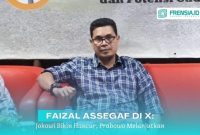 Gambar "Faizal Assegaf di X: Jokowi Bikin Hancur, Prabowo Melanjutkan" sumber detiknews