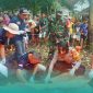 Pihak Kepolisian dan Petugas Saat Mengevakuasi Mayat Bayi Laki-Laki Ditemukan Terkubur di Lahan Kosong Andongsari Jember
(Sumber: Istimewa)