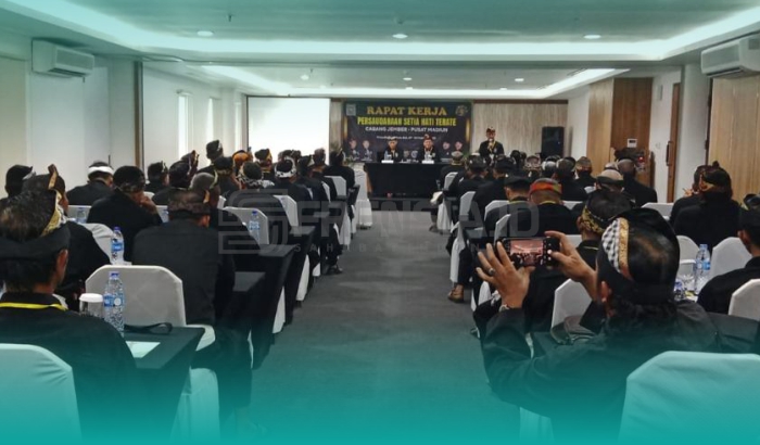 Suasana Rakercab PSHT Cabang Jember di Bali (Sumber: Istimewa)