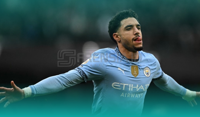 Selebrasi Omar Marmoush usai Mencetak Gol ke Gawang Newcastle (Sumber: Tangkapan Layar Manchester EveningNews/AFP)