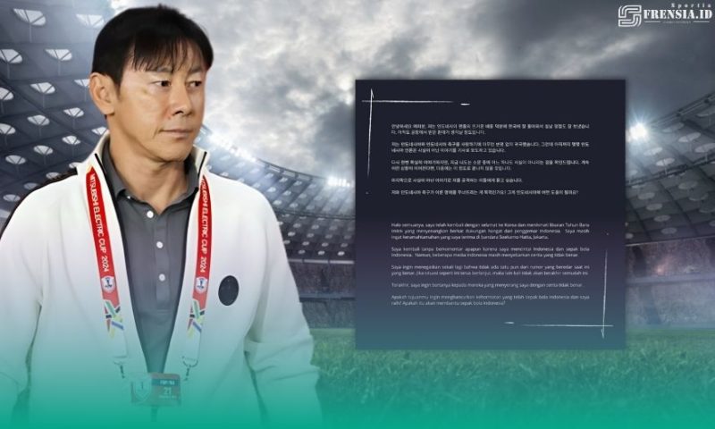 Gambar Shin Tae-yong Akhirya Buka Suara, Beri Ultimatum Para Penyebar Kebohongan (Sumber: Grafis Frensia)