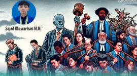 Gambar Akademisi Jadi Budak Politisi: Hilangnya Marwah Perguruan Tinggi (Sumber: Grafis/Frensia)