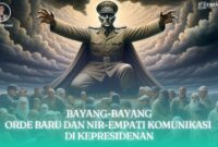 Gambar Bayang-Bayang Orde Baru dan Nir-Empati Komunikasi di Kepresidenan (Sumber: Grafis Frensia)