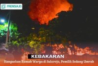 Gambar "Kebakaran Hanguskan Rumah Warga di Sukorejo, Pemilik Sedang Umrah" sumber istimewa Muhammad Riyadi 