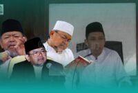 Gambar Kiai Ali Yaqub dan Tangkapan Layar Ngaji Ramadan Pondok Pesantren Jalaluddin Ar-Rumi (Sumber: Instagram @darsunofficial)
