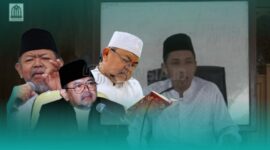 Gambar Kiai Ali Yaqub dan Tangkapan Layar Ngaji Ramadan Pondok Pesantren Jalaluddin Ar-Rumi (Sumber: Instagram @darsunofficial)