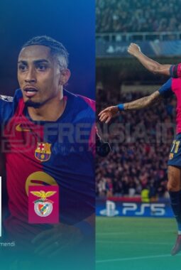 Barcelona Menggila! Raphinha dan Yamal Hancurkan Benfica