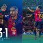 Kolase Kemenangan Barcelona atas Benfica (Sumber: Saluran Barcelona)