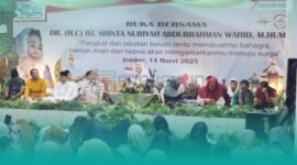 Nyai Sinta dalam Acara Buka Bersama di Jember, 14 Maret 2025 (Sumber: frensia.id/ Faiq Al Himam)