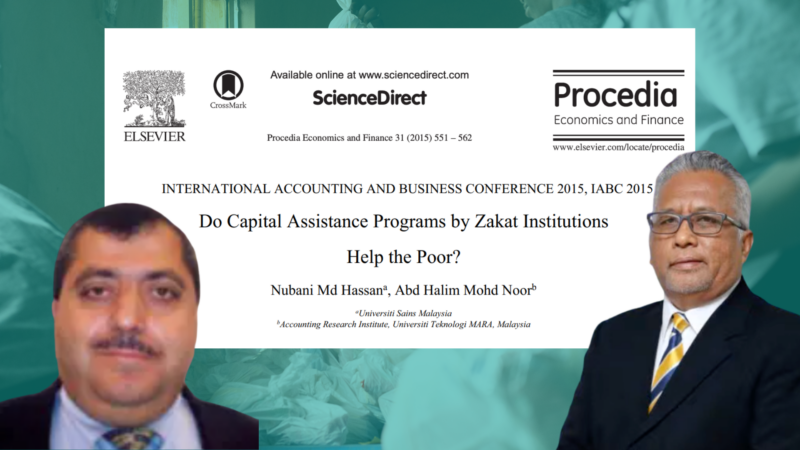 Riset Akademisi Malaysia - Prof. Abd Halim Mohd Norr & Dr. Nubani Md Hassan tentang Zakat - PROCEDIA - ScienceDirect by Elseveir