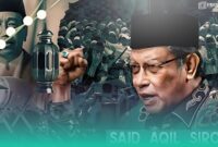 Gambar KH Said Aqil Sirajd Tak Sehebat Gus Dur, Kalah Hadapi Cawe-cawe Jokowi di NU (Sumber: Tangkapan Layar akun YT Akbar Faizal Uncensored)