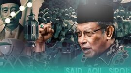 Gambar KH Said Aqil Sirajd Tak Sehebat Gus Dur, Kalah Hadapi Cawe-cawe Jokowi di NU (Sumber: Tangkapan Layar akun YT Akbar Faizal Uncensored)