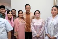 Foto AHY bersama Puan Maharani dan Pinka Haprani