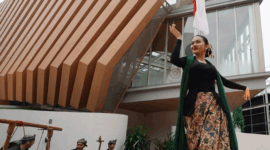 Ariel Tatum Menari Jaipong di Jepang (Foto: Instagram Pribadi Ariel Tatum)